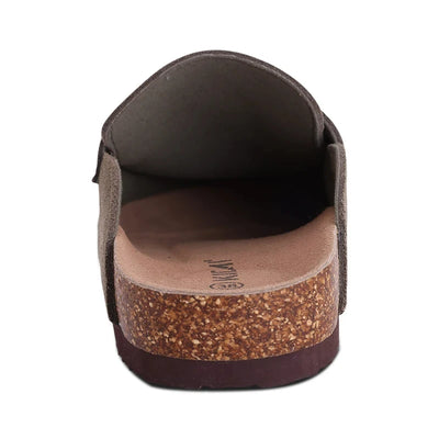 Faux Suede Platform Mules
