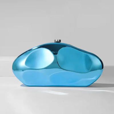 Sculpted Shine Clutch