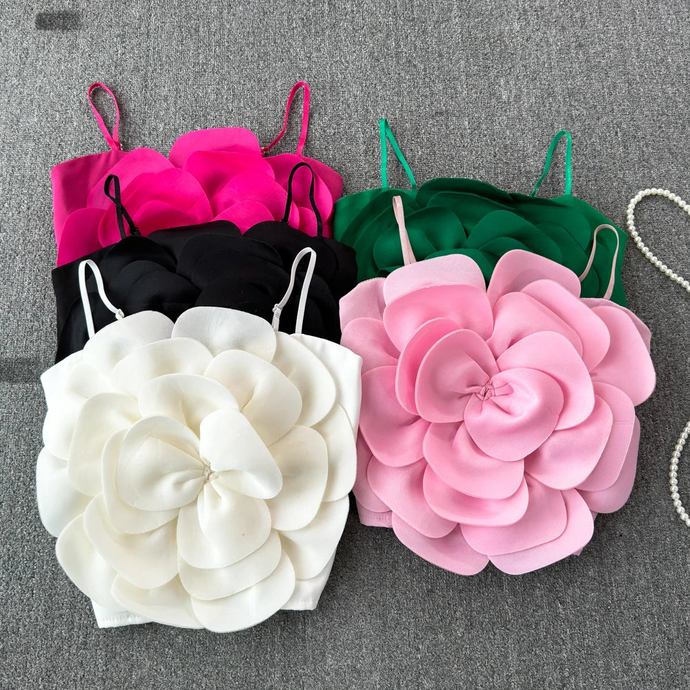Layered Petal Flower Cami