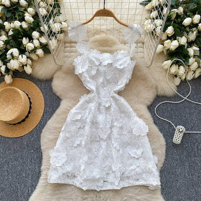 Blossom Embroidered Party Dress