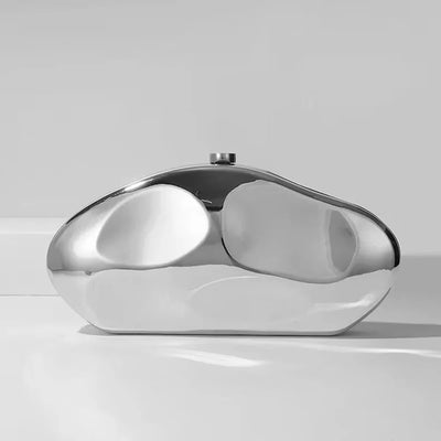 Sculpted Shine Clutch