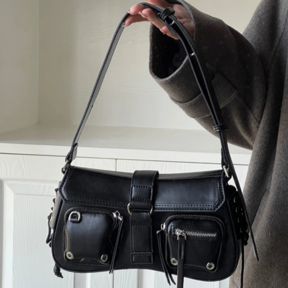 Buckle Detail Utility Bag