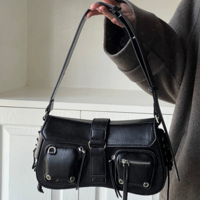 Buckle Detail Utility Bag