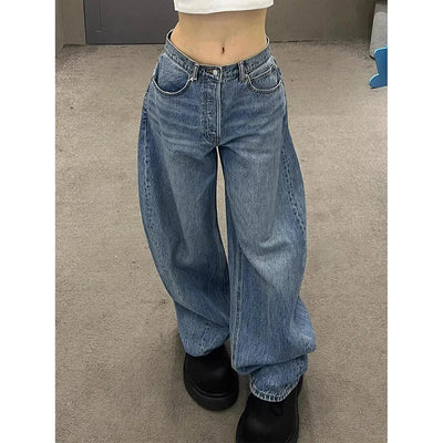 Hip Embroidery Street Jeans
