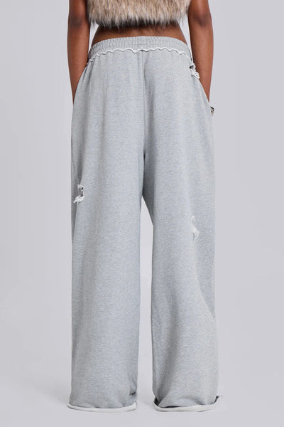 Ripped Oversized Fleece Pants