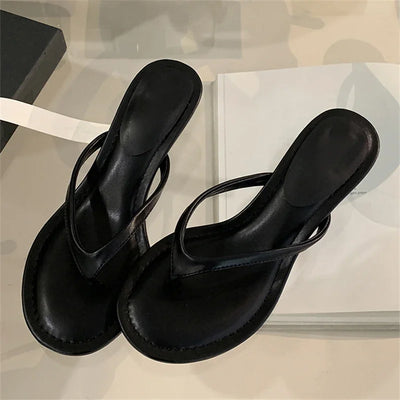 Minimal Heel Flip-Flop Sandals