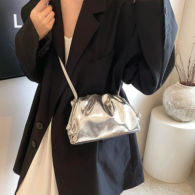 Glossy Soft Pouch Bag
