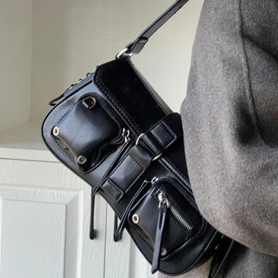 Buckle Detail Utility Bag