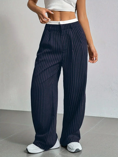 Striped Wide Leg Pants