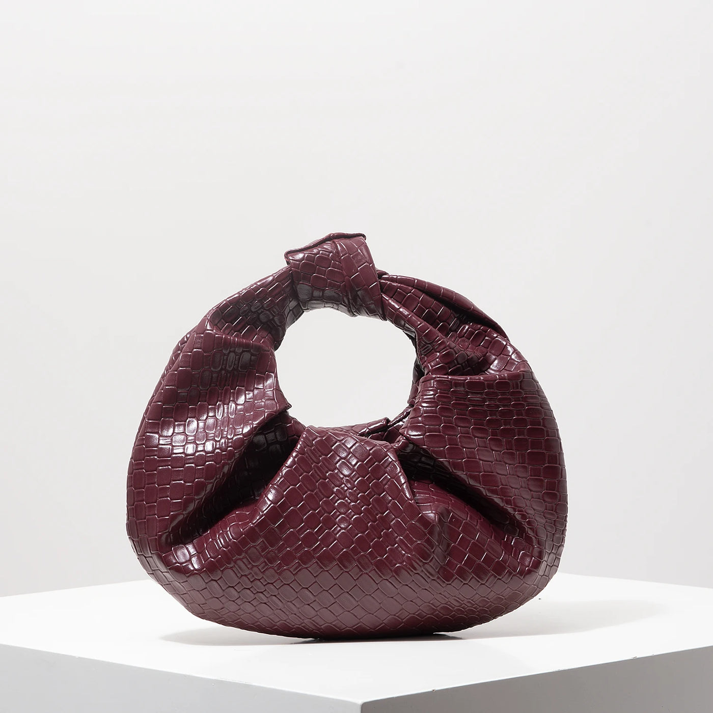 Braided Twist PU Bag