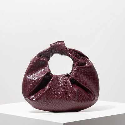 Braided Twist PU Bag
