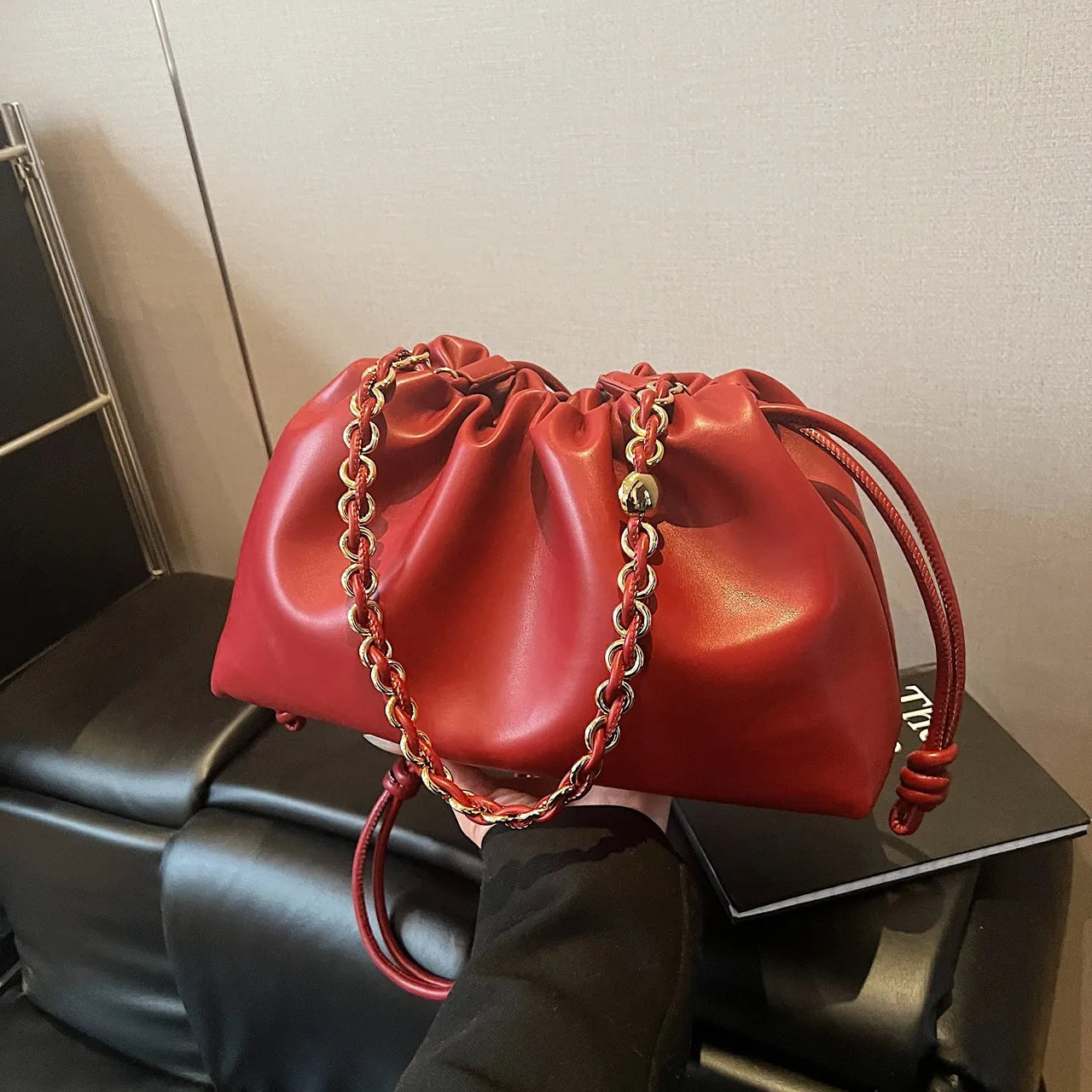 Soft Chain Pouch Bag
