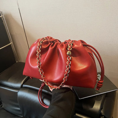 Soft Chain Pouch Bag