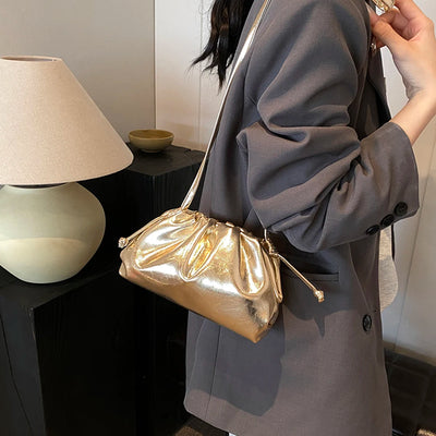 Glossy Soft Pouch Bag