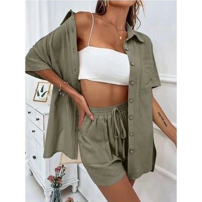 Short Sleeve Shirt & Shorts Set