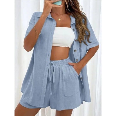 Short Sleeve Shirt & Shorts Set