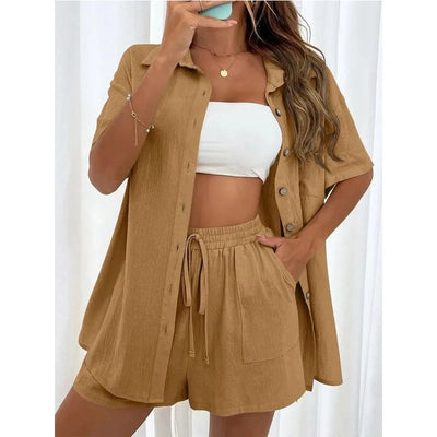Short Sleeve Shirt & Shorts Set