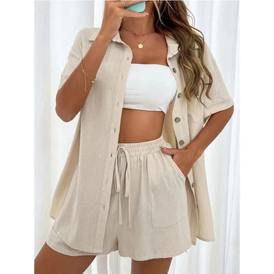 Short Sleeve Shirt & Shorts Set