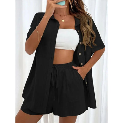 Short Sleeve Shirt & Shorts Set