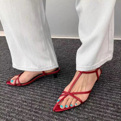Minimalist Strappy Heels