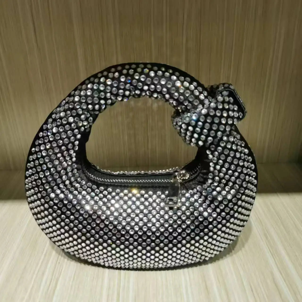 Twisted Crystal Top Bag