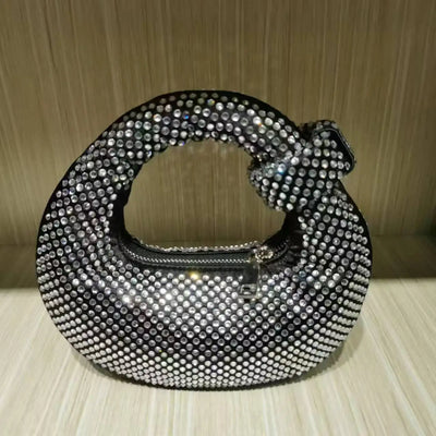 Twisted Crystal Top Bag