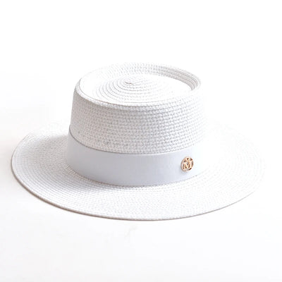 Elegant Wide Brim Straw Hat