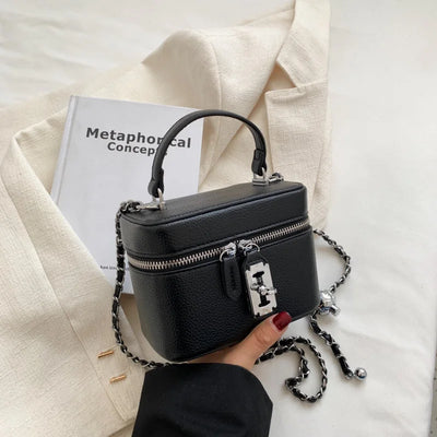 Chain Strap Boxy Mini Bag