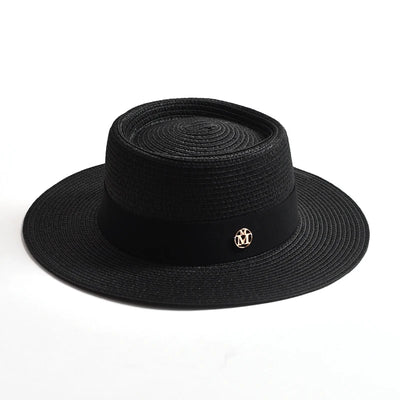 Elegant Wide Brim Straw Hat