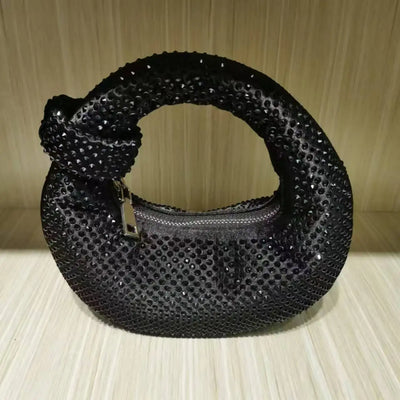 Twisted Crystal Top Bag