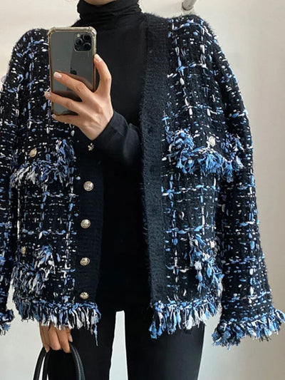Cozy Luxe Tweed Blazer