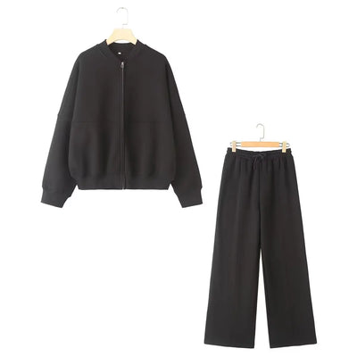 Relaxed Fit Bomber Tracksuit