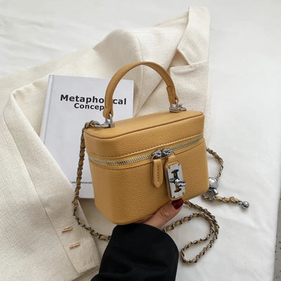 Chain Strap Boxy Mini Bag
